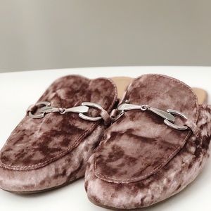 Velvet loafers